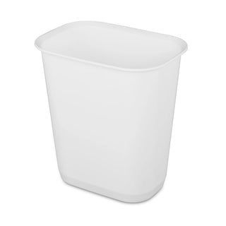 Sterilite Corporation Plastic Wastebasket, Black - 3 gal.