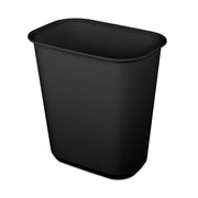 Sterilite Corporation Plastic Wastebasket, White - 5.5 gal.