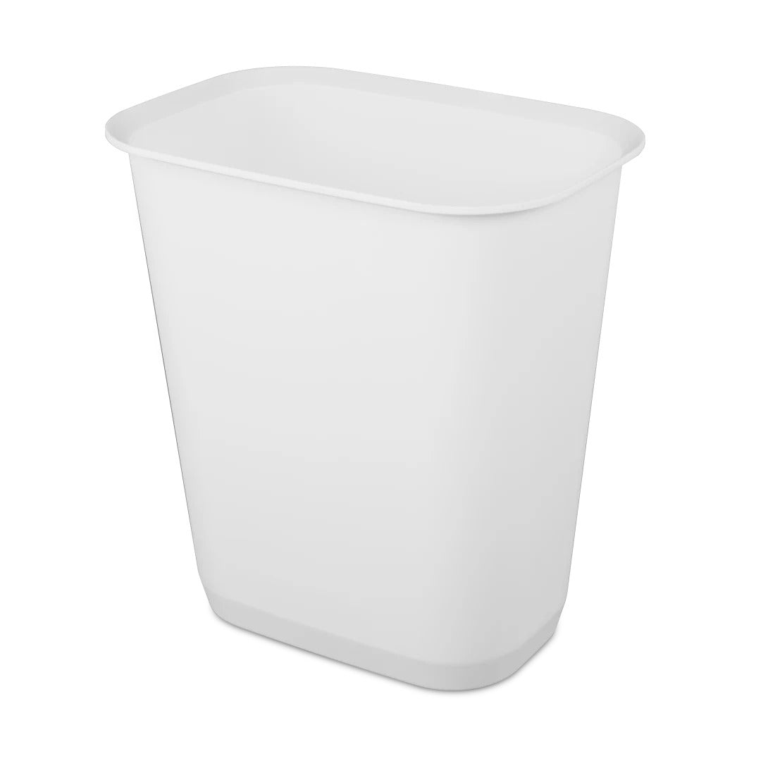 Sterilite Corporation Plastic Wastebasket, Black - 9 gal.