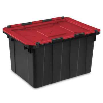Sterilite Corporation 14619006 Plastic Storage Tote, 12 gal., 6/Case - Default Title