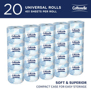 Cottonelle Professional 20 Rolls (451 Sheets each) / White / Standard Roll Toilet Paper Paper & Plastic