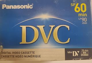 Panasonic AY-DVM60EJ5P MiniDV Tapes (60 Minute, Pack of 5)