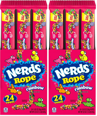 Rope Candy by Nerds – 0.92 Ounce (Pack of 48), Pink, Pack of 24, Model 79200173067