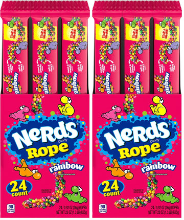 Rope Candy by Nerds – 0.92 Ounce (Pack of 48), Pink, Pack of 24, Model 79200173067