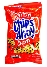 Mini CHIPS AHOY! Chewy Chocolate Chip Cookies by JEWUNO – 3 Ounces, Pack of 12