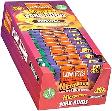 Lowreys Originial Bacon Curls - 18 count box, 2 per case.