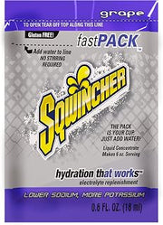 Sqwincher 015302-GR Fast Pack Liquid Concentrate Packet, 6 oz, Purple, Standard (Pack of 50)