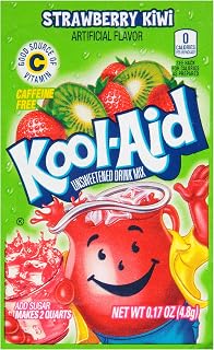 Kool Aid Strawberry Kiwi Drink Mix, Makes 2 Quarts (96 Packets)