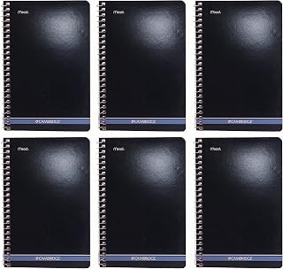 Mead Cambridge Memo Book, 4"x6", College Ruled, 70 sheets, Pack Of 6