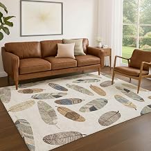 Addison Rugs Chantille ACN2649 Linen 9' x 12' Indoor/Outdoor, Machine Washable, Easy Clean, Non Shedding, Bedroom, Living Room, Dining Room, Kitchen, Patio Rug