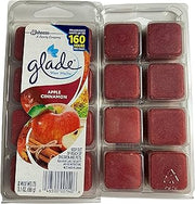 Wax Melts Apple Cinnamon 8 ct. (Pack of 2) by Glade – 3.1 Ounce (Pack of 2), Red, Pack of 2, Model 75772