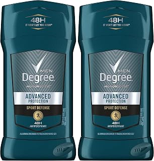 Degree Sport Defense Advanced Protection Antiperspirant Deodorant Stick, 2.7 oz (Pack of 2)
