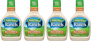 Hidden Valley Original Ranch Old-fashioned Buttermilk Dressing, 24 Fluid Ounce Bottle, Pack of 4
