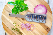 Ecograte Series Grater (Extra Coarse by Microplane – 11.50 x 3.00 x 1.00 Inches, Bamboo, Dover Grey, Model Microplane EcoGrate Series Zester Grater