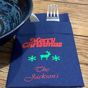 Custom printed Christmas Napkin, Linen-Like, Disposable, high absorbent, Soft & Perfect merry christmas napkins