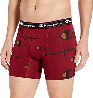 Champion Men's Script Printed Boxer Brief