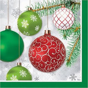 Creative Converting Ornaments Napkins, 6.5", Multi-color