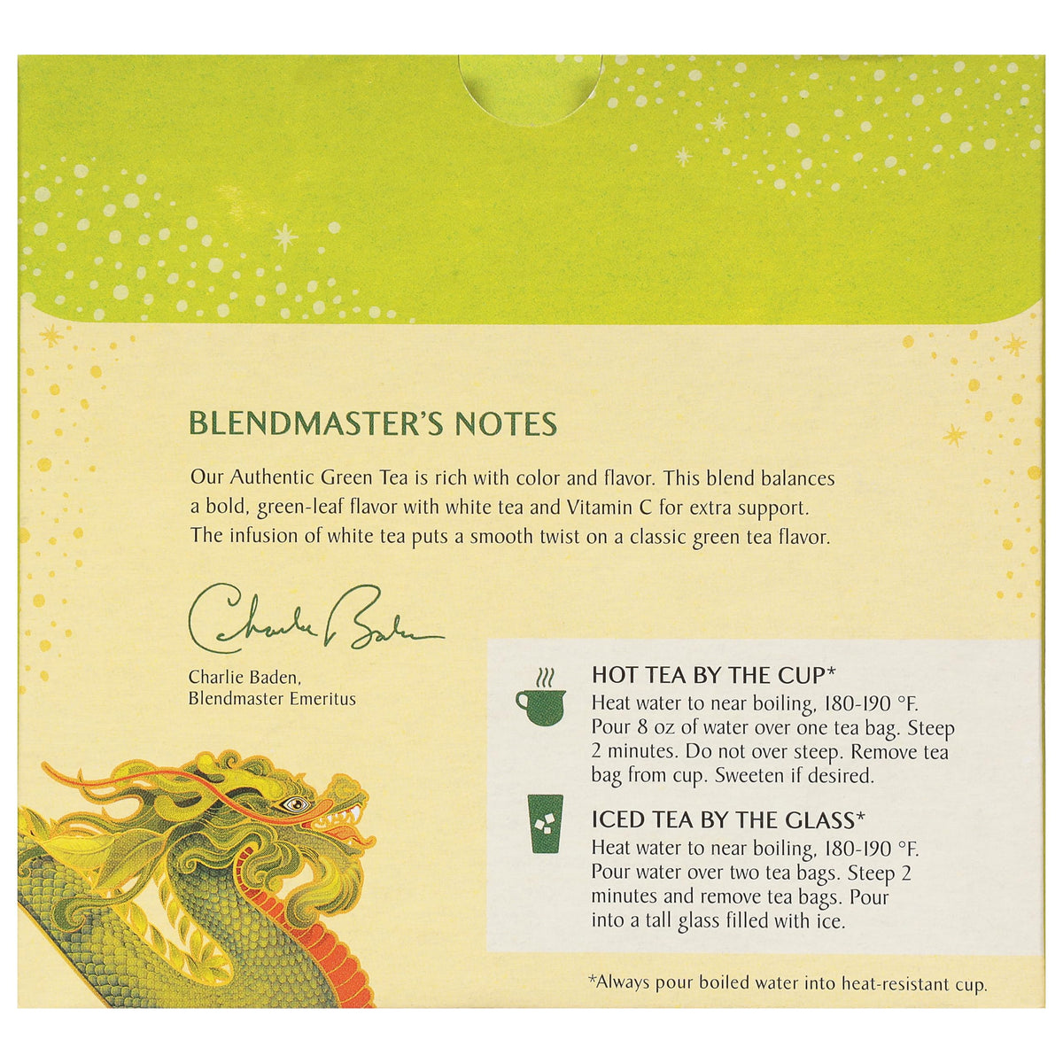 Celestial Seasonings Authentic Green Tea / 40 Count (Pack of 6) / Authentic Tea Samplers