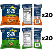 Sunchips Black Bean Variety Pack / 40 Count (Pack of 1) / Variety Chips & Crisps