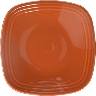 Homer Laughlin Fiesta 9-1/4-Inch Square Luncheon Plate, Paprika