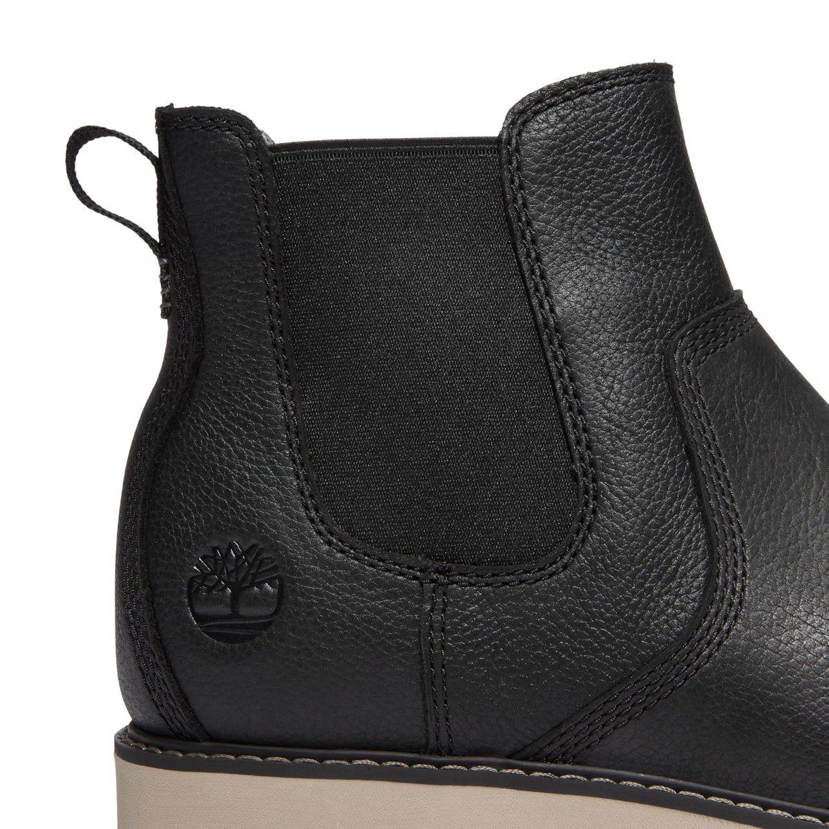 Men's Redwood Edge Essential Chelsea Boot by Timberland – 12, Leather, Black Full Grain
