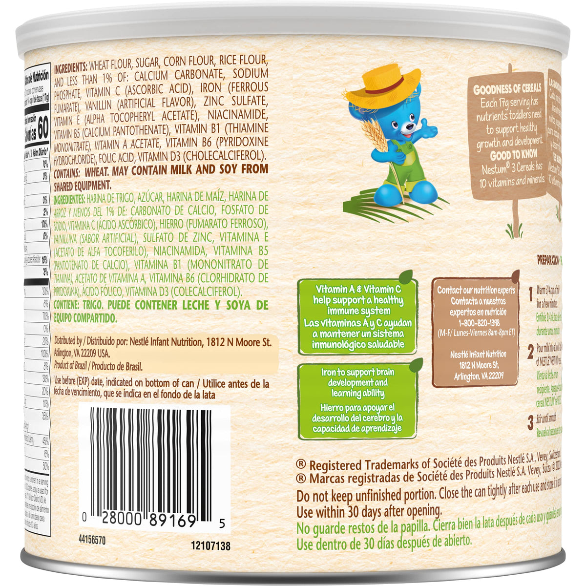 Nestle Nestum by Gerber – 14.1 Ounce (Pack of 6), Pack of 6, Model NS-205C