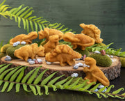 Nordic Ware Toffee / 3 Cup Capacity / Dinosaur Cakelet Muffin & Cupcake Pans