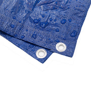 Blue Tarp 2.9 OZ by HARPSTER TARPS – 18'x18', High Density Polyethylene (HDPE), Blue, Model B18x18