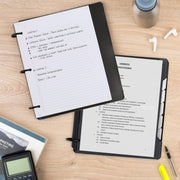 Flex Refillable Notebook + Study App by Five Star – 1 Pack, Plastic, Black, Model 29326AA2