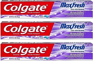 Colgate Max Fresh Knockout Gel Toothpaste, 2.5 Ounce Pack Of 3