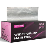 500 Count Aluminum Foil for Hair Highlighting by Stock Your Home – 1 Fl Oz (Pack of 500), Aluminum, Silver, Pack of 500, Model 2975