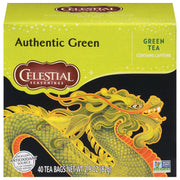 Celestial Seasonings Authentic Green Tea / 40 Count (Pack of 6) / Authentic Tea Samplers