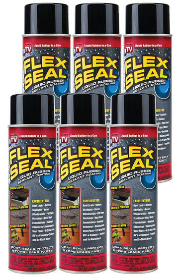 10ounce, 6 Pack by Flex Seal – 10 ounce, clear, Pack of 6, Model 30646