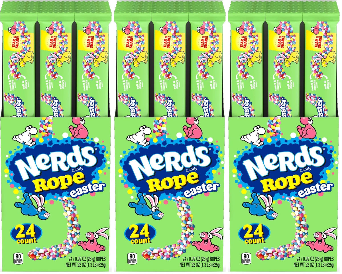 Nerds Easter / 24 Count (Pack of 3) (0.92 oz each) / Assorted Gummy Candy