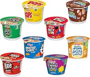 Kellogg's Cereal in a Cup Variety Pack - 8 Tasty Flavors, Portable Breakfast, Bulk Size (Pack of 60 Cups)