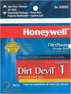 Honeywell H32001 Dirt Devil Style 1 Replacement Belts