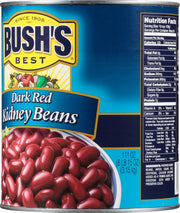 Bush's Best Dark Red Kidney Beans / 111 Ounce (Pack of 6) / Dark Red Kidney Kidney Beans