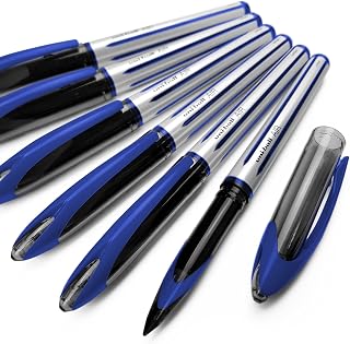 Uni-Ball AIR - 0.7mm Medium Rollerball - 6 Pack - Blue - UBA-188-L