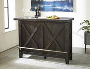 Modus Furniture Bar Height Table, Yosemite - Café, 55 x 22-Inch Rectangular