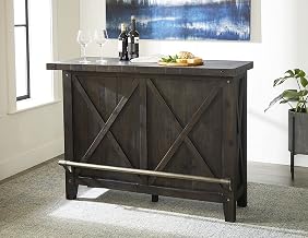 Modus Furniture Bar Height Table, Yosemite - Café, 55 x 22-Inch Rectangular