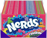 Nerds Rainbow Theater Box Candy, 5 oz, 12 Pk | Tiny tangy crunchy, classic concession box, movie night, party bowls, bulk case