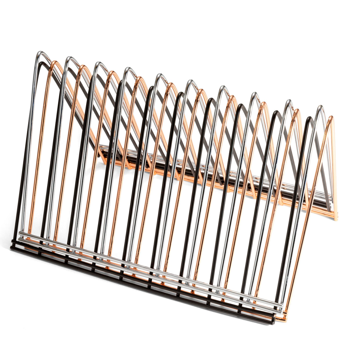 Triangle Wire File Sorter by Officemate – 10 inches (W) x 10 inches (D) x 24 inches (H), 9 pages, Steel Wire, Black, Model 93150