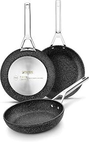Monix Mineral Set of Frying Pans, Forged Aluminium, Grey, 26è½cm