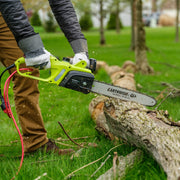14-Inch 9-Amp Corded Electric Chainsaw by Earthwise – 9-Amp, 14-Inch Chainsaw, Green, Model CS33114