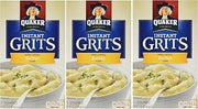 Quaker Instant Grits, Butter Flavor, 12 Count, 12oz Box (Pack of 3)