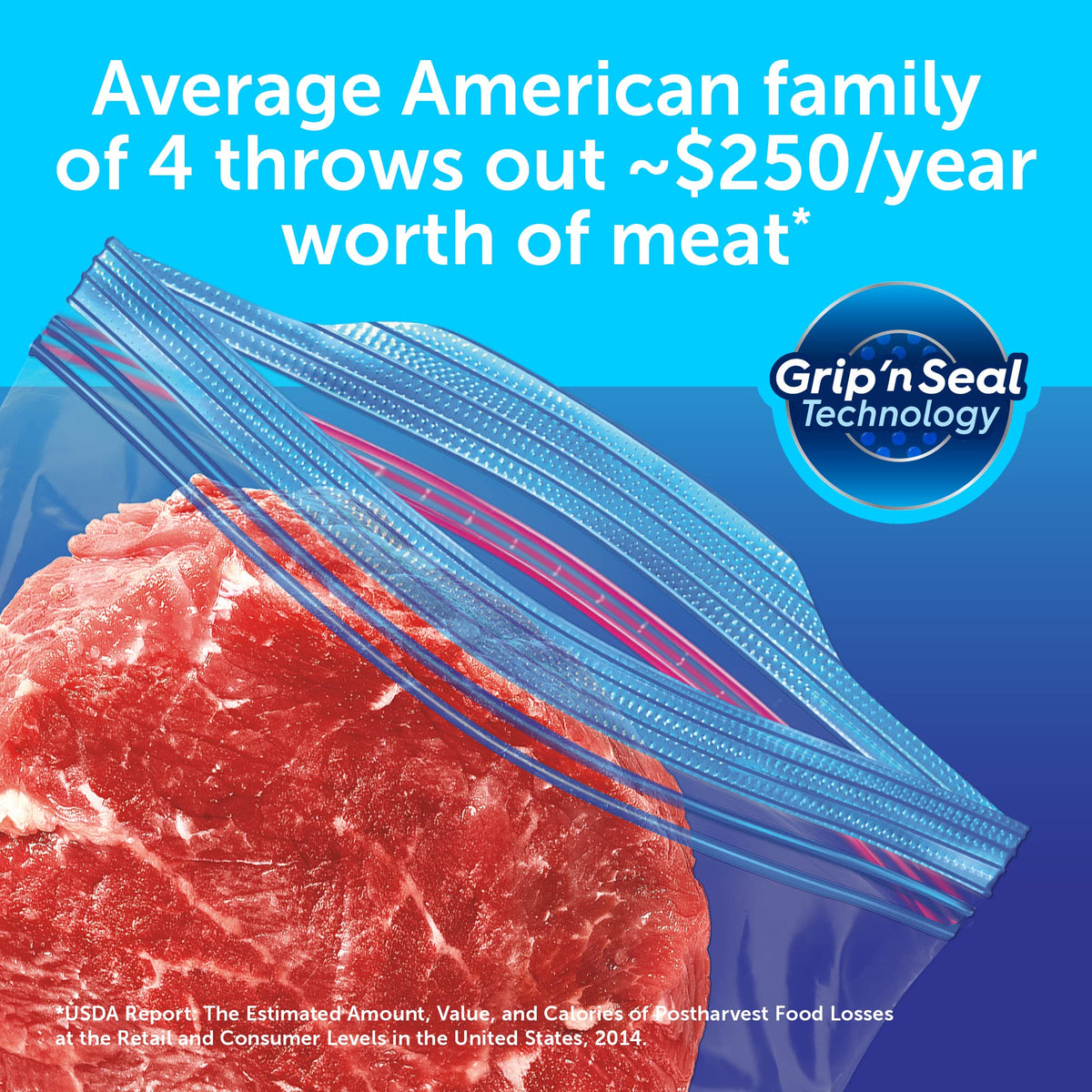 Ziploc 75 Count (Pack of 1) / transparent / Quart Food Storage Bags