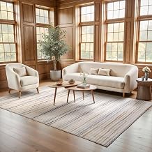 Oriental Weavers Oliver OLV06-6'7" x 9'6" Area Rug - in Grey/Rust - Industrial, Modern, Living Room, Family Room, Dining Room, Bed Room Area Rug