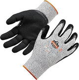 Ergodyne unisex adult Cut Resistant Work Gloves, A3, Surfaces, ANSI A3 Sandy Nitrile Coated Palms for Optimal Grip with Rough Surfaces 13g, Factory, Small (Pack of 1)