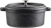 Tablecraft 16 oz Cocotte with Lid, Cast Iron & Stainless Steel Knob