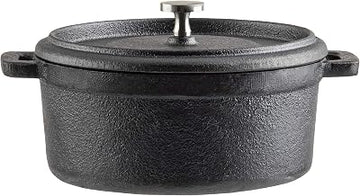 Tablecraft 16 oz Cocotte with Lid, Cast Iron & Stainless Steel Knob